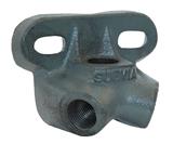 Muurplaat gietijzer 1/2" 15 graden dubbel