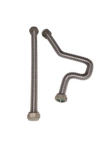 Inox buigbare slang 3/4" bi/bi 40 cm.