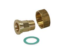 Halve koppeling 5/4" bi.dr. X  3/4" bu.dr.  messing