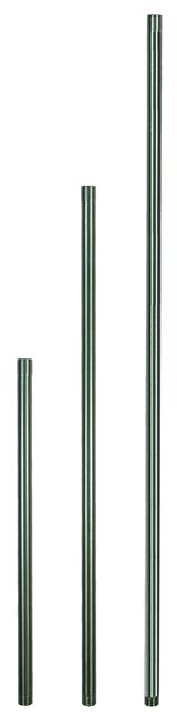 Inox aansluitbuis 75 cm. bi/bu