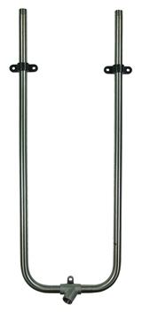 Inox doorvoerbuis 1/2" 1 uitg. bi.dr. horz.