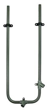 Inox doorvoerbuis 1/2" 1 uitg. bi.dr horz + vert