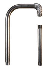 Ringleiding aansluitset 3/4" inox