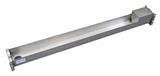 Ganzen drinkbak, 2,35 mtr inox