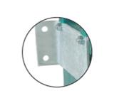 Bevestigingsbeugel 2 stuks voor mod. WT80 verzinkt