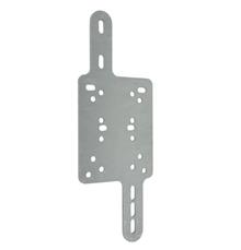 Adapterplaat voor scheidingswanden 1 1/2"-  2 1/2