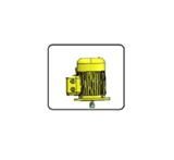 KM electromotor ATB 230 v. met tandwiel