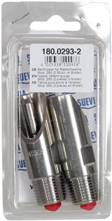 Bijtnippel 293 inox 1/2"  (2st./blister)