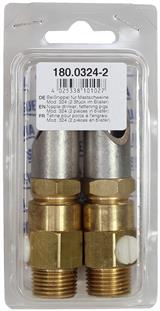 Bijtnippel 324 21 mm + reg.1/2"" (2 st./blister)