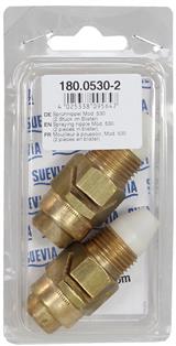 Sproeinippel 530 sleuf 1/2" (2 st./blister)