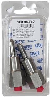 Stiftnippel model 890 inox 1/2"" bi (2 st./blister)