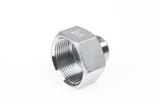 Inox soknippel 1/2" -  1/2"