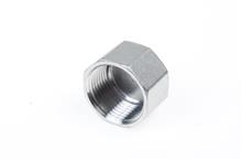 Inox afsluitkap 1 1/2"
