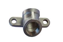 Muurplaat inox 1/2" 45°