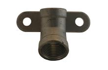 Muurplaat inox 3/4 " 45°