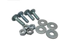 Slotbout/moer/ring voor adapterplaat (set 4 stuks)