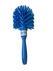 Polyester borstel blauw met handvat LOS