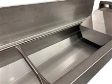 RVS Spatplaat t.b.v. Suevia snelafvoer 230 cm.