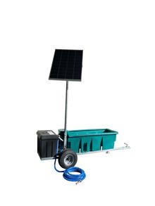 Animal Solar weidedrinkbak 200 ltr bronpomp /wagen