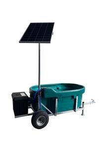Animal Solar weidedrinkbak 1000 ltr. bronpomp /wagen