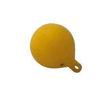 Drijfbal geel 15 x 21 cm.