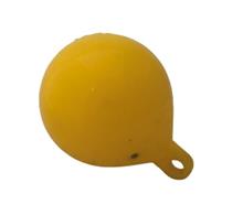 Drijfbal geel 21 x 28 cm.