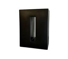 Tank rechthoekig zwart 150 ltr zonder deksel