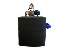 Breektank 300 ltr. met PLJ4/80 en presflo