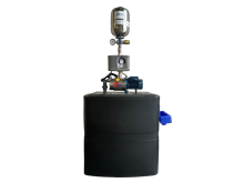 Breektank 300 ltr. met PLJ4/80 en Steadypress