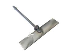 RVS Roosteranker M12 x 250 met moer en ring, ZWAAR