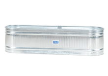 Suevia stocktank ovaal ca. 850L - 237 x 63 x 60 cm