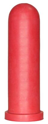 Speen rood recht 100 mm X gat