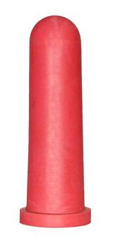 Speen rood conisch 100 mm X gat