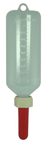Melk fles 1 ltr. voor kalveren