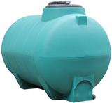 Wateropslagtanks rond liggend, groen