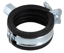 Pijpbeugel met rubber Bismat