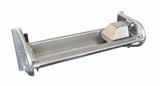 Vlakkantelbare drinkbakken, met inox wandbevestiging